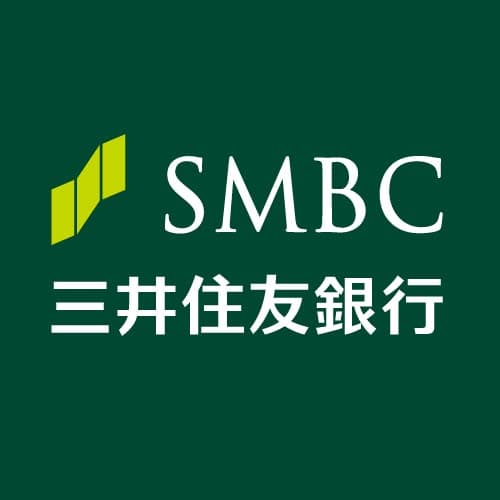 SMBC Sumitomo Mitsui Banking Corporation logo — a mortgage bank AKI HOME helps clients secure home loans through