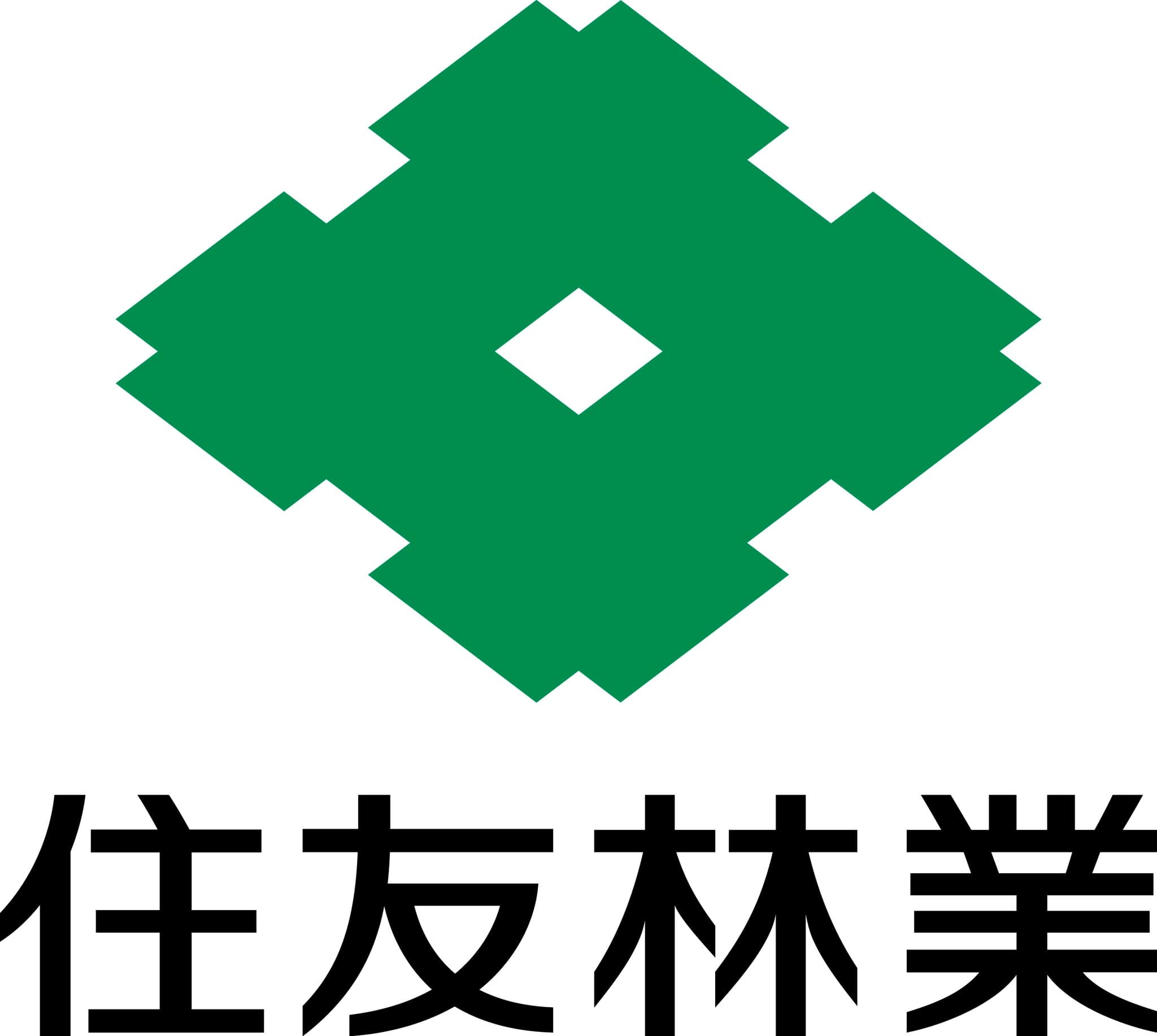 Sumitomo Forestry (住友林業) logo — a homebuilder partner for AKI HOME's new-construction listings